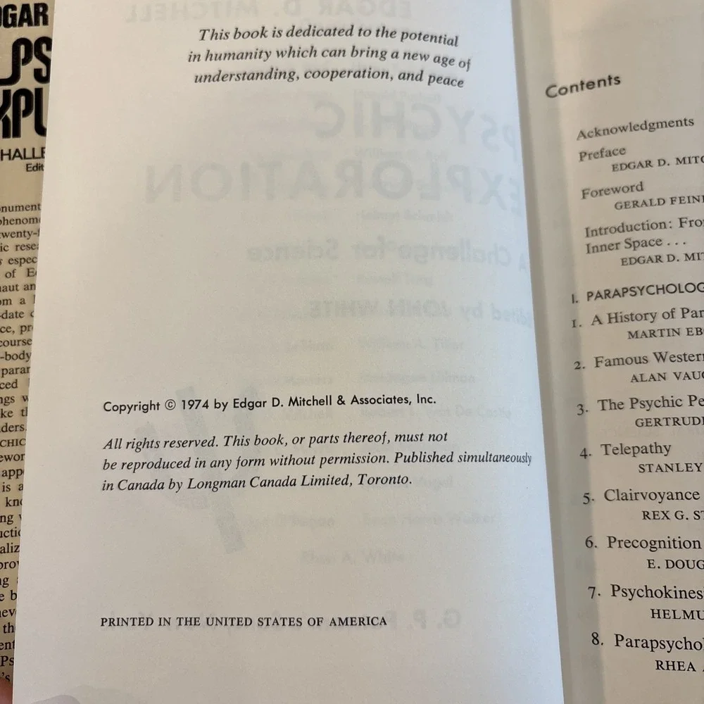 Psychic Exploration A Challenge for Science Edgar D. Mitchell HCDJ 1974 BCE